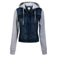 Olivia Hooded Raw Hem Jacket