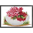 thumbnail image 2 of Cuadros Decorativos Bordado parcial Hilo de algodón ecológico Punto de cruz de flores contadas de 14 quilates (HA030) DQrwqpou Nuevos Originales, 2 of 9