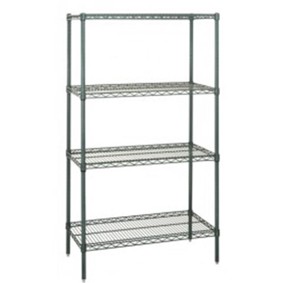 Quantum Storage WR86-3036P Proform 4 Shelf Wire Starter Kit - 30 x 36 x 86 in.