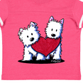 thumbnail image 4 of Inktastic Valentine Westie Duo Boys or Girls Toddler T-Shirt, 4 of 5