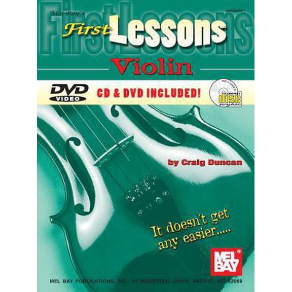 Pre-Owned First Lessons Violin [With CD and DVD] (Paperback) 0786625821 9780786625826