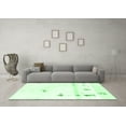 thumbnail image 3 of Ahgly Company Indoor Square Abstract Emerald Green Modern Area Rugs, 8' Square, 3 of 4