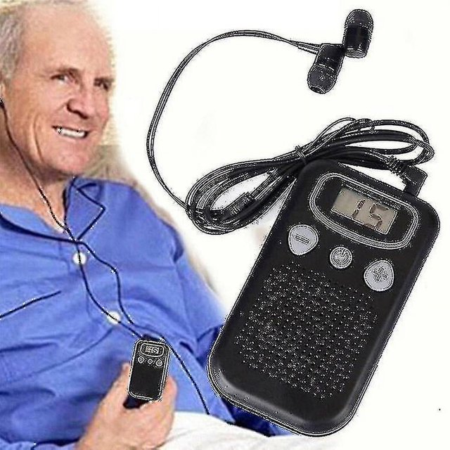 Audífono de oído Amplificador de sonido personal Dispositivo de mejora de voz de bolsillo para personas mayores