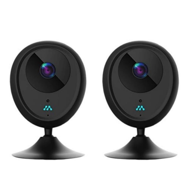 Juego De 2 Cámaras De Seguridad WiFi Inalámbrica HD 720p MOMENTUM Visión A 110 Grados