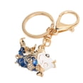 thumbnail image 4 of Llavero de pez dorado Jadeshay Llavero de metal de buena suerte, 4 of 8