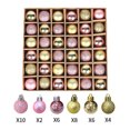 thumbnail image 2 of Dmlowu Christmas Balls Shatterproof Christmas Ball Ornaments for Xmas Christmas Tree, 36pc Glittering Christmas Tree Ball Decorations 30mm/1.18" Christmas Tree Ornaments Decor, 2 of 5