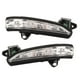 thumbnail image 1 of Luz LED de señal de giro de espejo lateral 2 piezas impermeables 12 V LED luz de marcador de espejo lateral ámbar para coche ANGGREK Otros, 1 of 8