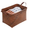 thumbnail image 3 of Shoreew Storage Basket Woven Great Load Bearing Handles Flexible Pressure Resistant Large Capacity Smooth Outdoor Vegetable Fruit Toys Storage Basket Laundry Picnic Basket, 3 of 6