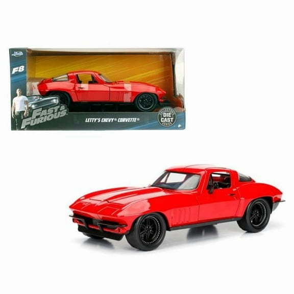 Lettys Chevrolet Corvette Fast & Furious F8, 1 by 24 Diecast Model Car