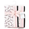 thumbnail image 2 of Hudson Baby Infant Girl Cotton Flannel Burp Cloths Bundle, Pink Bows, One Size, 2 of 8