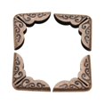 thumbnail image 1 of 50pcs Iron Book Corner Protector for Notebooks, Books, Albums, Scrapbooking, 1 of 7