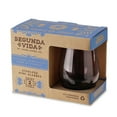 thumbnail image 7 of Segunda Vida Rosado Stemless Wine Glasses, Made in Mexico, 13oz Set of 2, 7 of 7