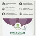 thumbnail image 5 of Grab Green Dryer Sheets, Lavender with Vanilla Scent, 160 Sheets (2 pack), 5 of 15