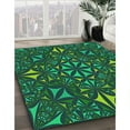 thumbnail image 2 of Ahgly Company Indoor Rectangle Patterned Lime Green Novelty Area Rugs, 7' x 9', 2 of 6
