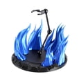 thumbnail image 2 of HILABEE Action Figure Stand Doll Rack Portable for Displaying Toy Models Fire Effect blue, 2 of 9