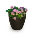 thumbnail image 2 of Mayne Modesto 30" x 30" x 34" Round Espresso Plastic Planter, 2 of 5
