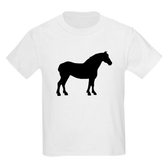 CafePress - Draft Horse Kids Light T Shirt - Light T-Shirt Kids XS-XL