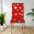 thumbnail image 4 of Stretch Chair Cover for Christmas Decorations: Removable and Washable Dining Chair Protector, 4 of 6