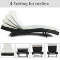 thumbnail image 3 of Gymax Coussin de Chaise Longue de Patio pour Piscine Extérieure Réglable Toutes Saisons, 3 of 6