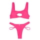 thumbnail image 3 of WILLBEST Traje de Baño de Natación para Mujer, conjunto de Bikini Tipo Bandeau con Push-Up, Traje de Baño Brasileño, Traje de Baño de Dos Piezas, 3 of 6