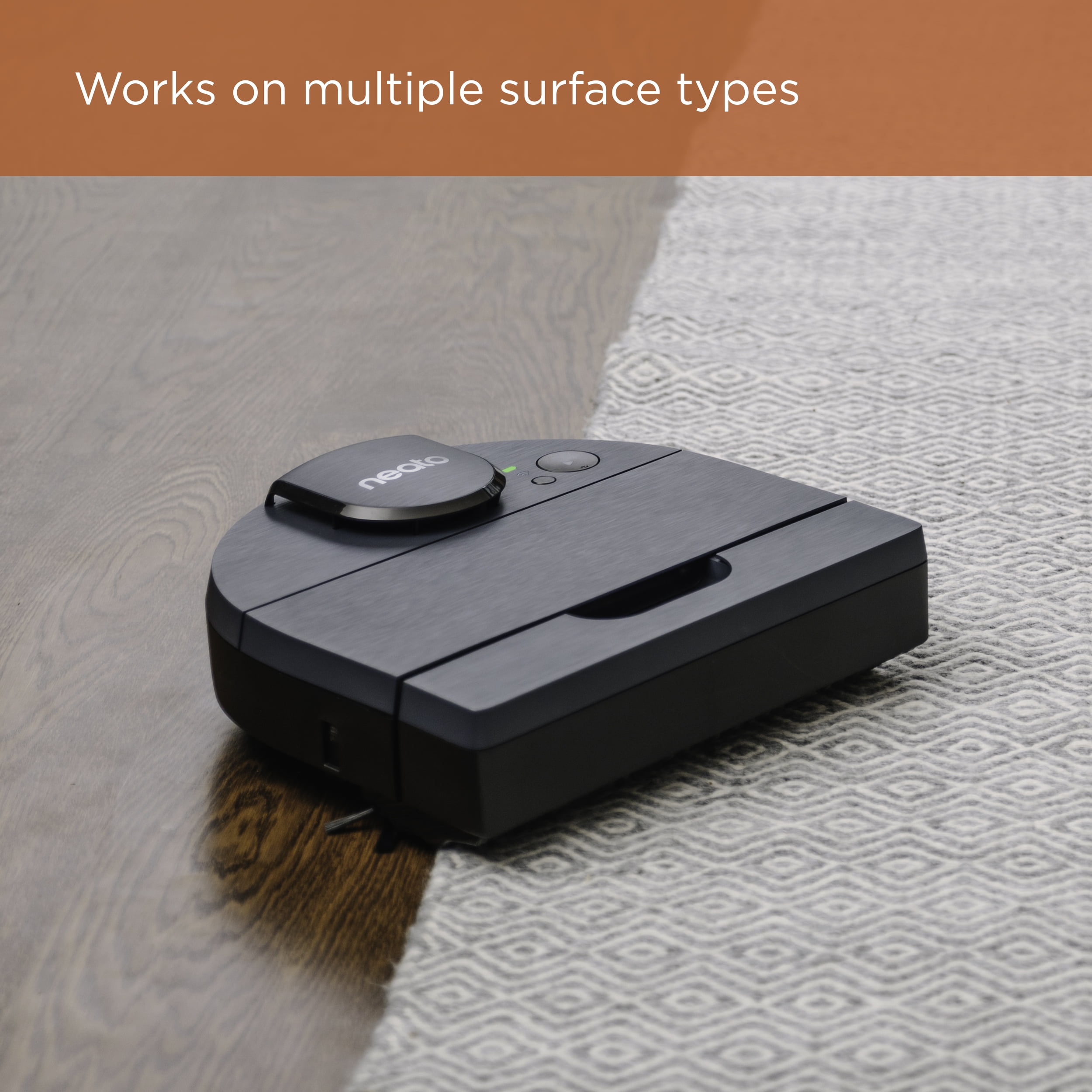 Open Box Neato D8 Intelligent Robot Vacuum Wi-Fi Connected with LIDAR Navigation in Indigo