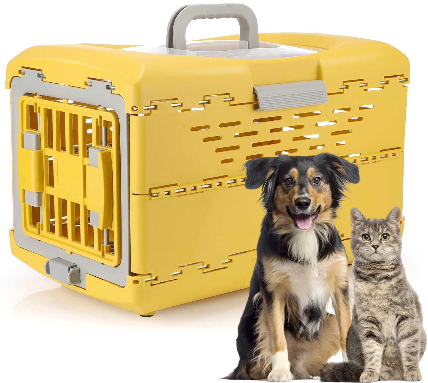 Pet Carrier, Airline Approved Breathable Collapsible Design Pet Travel