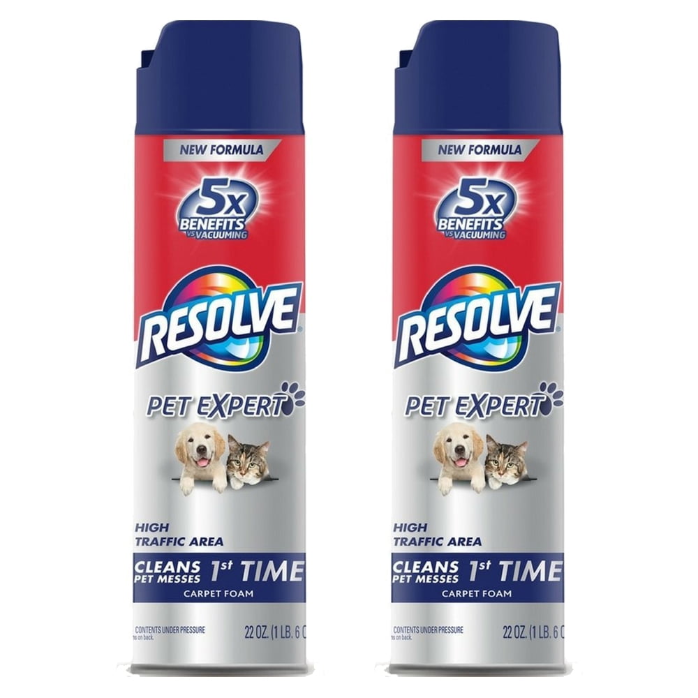 Resolve 22 oz Pet Expert High Traffic, Carpet Foam, (Pack of 2