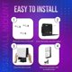 thumbnail image 3 of high qualityAluminum Wall Mount for Playstation 5 Slim Digital Edition & Disc Edition Wall Mount Bracket for PS5 Slim Space Saving PS5 Slim Shelf Moun, 3 of 5