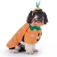 thumbnail image 7 of Small Dog Christmas Costume, Christmas Halloween Pet Clothes, Pet Cosplay Costumes Party Dressing up, Dogs Cats Outfit for Small Medium Dogs Pumpkin XL, 7 of 7
