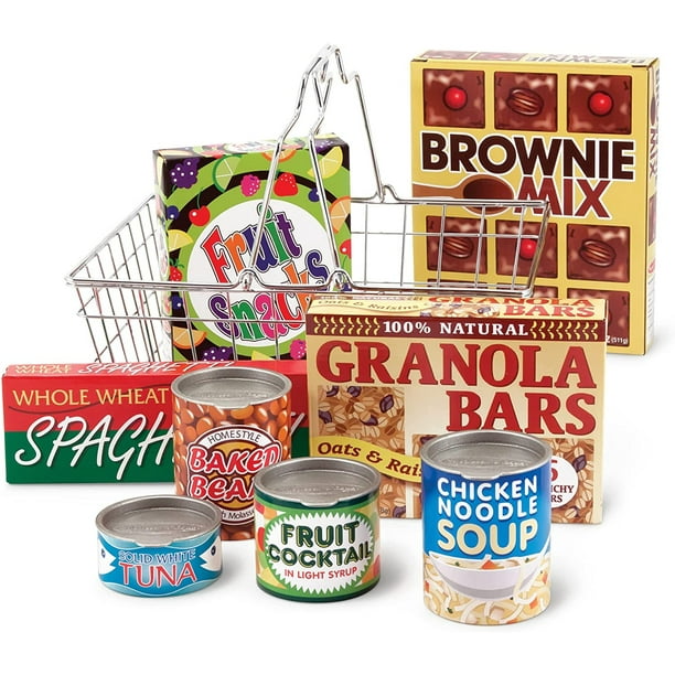 Cesta de comestibles Melissa & Doug juguete de simulación