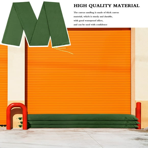Reusable Sandbags,Reusable Canvas Flood Control Flood Control Sandbag Long Canvas Sandbag State-of-the-Art Design