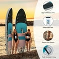 thumbnail image 3 of Dextrus 11ft 6in Inflatable Stand Up Paddle Board with SUP Accessories - Backpack, Wide Stance, Surf Control, Waterproof Phone Case, Leash, Paddle, Pump, Non-Slip Deck for All Skill Levels, 3 of 9