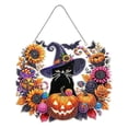 thumbnail image 2 of Halloween Diamond Art Hanging Kits for Adults Beginners, DIY Acrylic 5D Special Shaped Crystal Diamond Gem Art Painting Hanging Ornament for Home Wall Decor and Gift, 2 of 8
