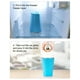 thumbnail image 5 of Billuyoard Taza de enfriamiento Color sólido Estilo simple Doble capa 330 ml Verano Sellado a prueba de fugas Reutilizable Lavable Taza de Cocina y Comedor Cielo azul, 5 of 6