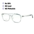 thumbnail image 2 of Children Optical Glasses Frame Oval Size 50 Adjustable Ear Lock Flexible TR90 Eyeglasses 9-15Y, 2 of 5