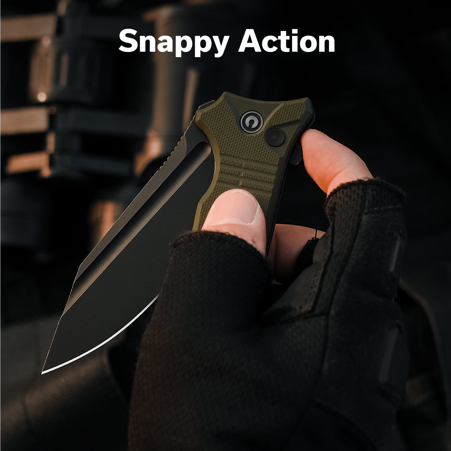 CIVIVI Neurohaptic Pocket Folding Knife with 3.74'' Nitro-V Blade G10 Handle, Reversible Clip, Gift for Men Women C23080-3