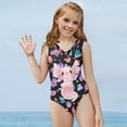 thumbnail image 5 of FOR U DESIGNS Cute Axolotl One Piece Swimsuit Teenage Girl Novelty Sleeveless Swimwear Leotards for Swimming Dancing Quick Dry Kids Bathing Suit Size 3-4, 5 of 8