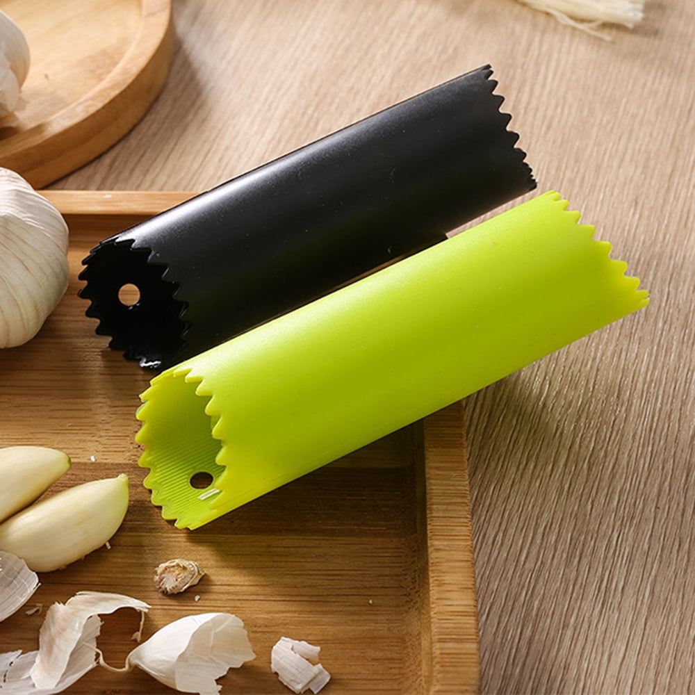 Garlic Peeler Silicone Tube Roller to peel Garlic Cloves keep your Hands away from Smell Blue 