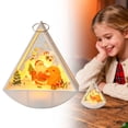 thumbnail image 4 of Clearance Under $10 LED Triangular Wind Light – Set of 3 Battery-Operated Flameless Christmas Candles with Warm Glow for Holiday Tabletop, Mantel & Party Decor, Style A, 4 of 5