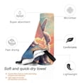 thumbnail image 3 of Balery Sunshine Winged Rabbit Print Towels - Luxurious Jumbo Bath Sheet - Highly Absorbent and Quick Dry Extra Large Bath Towel - Super Soft Hotel Quality Towel-31.5"x63", 3 of 8