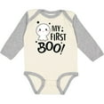 thumbnail image 3 of Inktastic My 1st Boo with Cute Ghost Boys or Girls Long Sleeve Baby Bodysuit, 3 of 5
