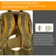 thumbnail image 4 of Soidarity para deportes al aire libre Bolsa grande impermeable Multi bolsillo Hombros Mochilas ajustables de gran capacidad Supervivencia Mochilas de mochilero Camuflaje gris Soidarity OD023066-03, 4 of 6