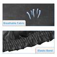 thumbnail image 5 of 210D PU Pickup Truck Car Cover for Ford F150 250 350, Chevrolet Silverado1500 2500 3500 HD, GMC Sierra, Dodge Ram 1500, 100% Waterproof Durable, Outdoor Protection Black, 5 of 15