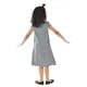 thumbnail image 3 of Vestido de niña con ribete Roman Fashion /Kids, 34639 (Gris obscuro) gris 7 Años, 3 of 7