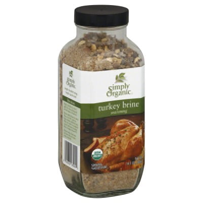 Simply Organic Turkey Brine Seasoning, 14.1 Oz (Best Turkey Brine For Smoking)