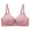 Pink, variant on Wireless Bras for Women Large Size Wireless Push Up Breathable Thin Back Breasted Underwear Bra Sports Bra with Underwire and Front Closure Underwear Separatec Everyday Underwear, 44/100BC