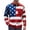 red, variant on Mens 250 Anniversary USA Shirt Long Sleeve Button Down Lapel Blouse 4th Of July Patriotic Beach Shirts for Men Red L