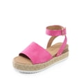 thumbnail image 1 of Alpargatas con Plataforma para Mujer DREAM PAIRS en Rosa Fucsia con Cuña, 1 of 7
