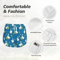 thumbnail image 5 of Disketp Cartoon Goose Print Women's Shorts Workout Shorts for Athletic Gym Running Shorts with Phone Pockets Small, 5 of 8