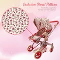 thumbnail image 2 of The New York Doll Collection Convertible Combo Baby Doll Stroller for Toddlers, Girls, Boys - Floral, 2 of 7